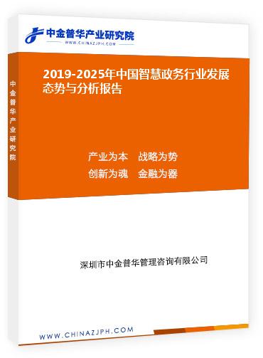 2019-2025年中國智慧政務(wù)行業(yè)發(fā)展態(tài)勢與分析報告
