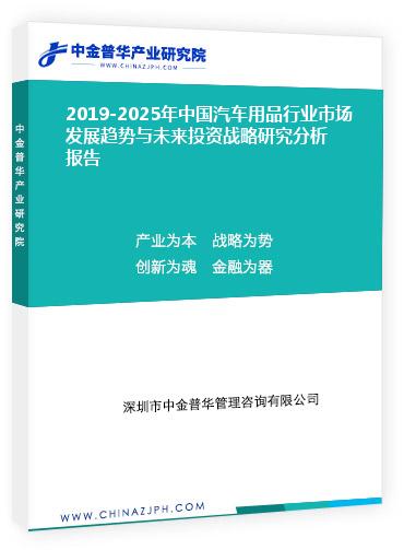 2019-2025年中國(guó)汽車(chē)用品行業(yè)市場(chǎng)發(fā)展趨勢(shì)與未來(lái)投資戰(zhàn)略研究分析報(bào)告