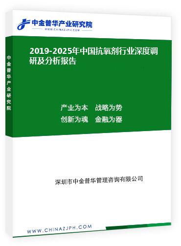 2019-2025年中國抗氧劑行業(yè)深度調研及分析報告